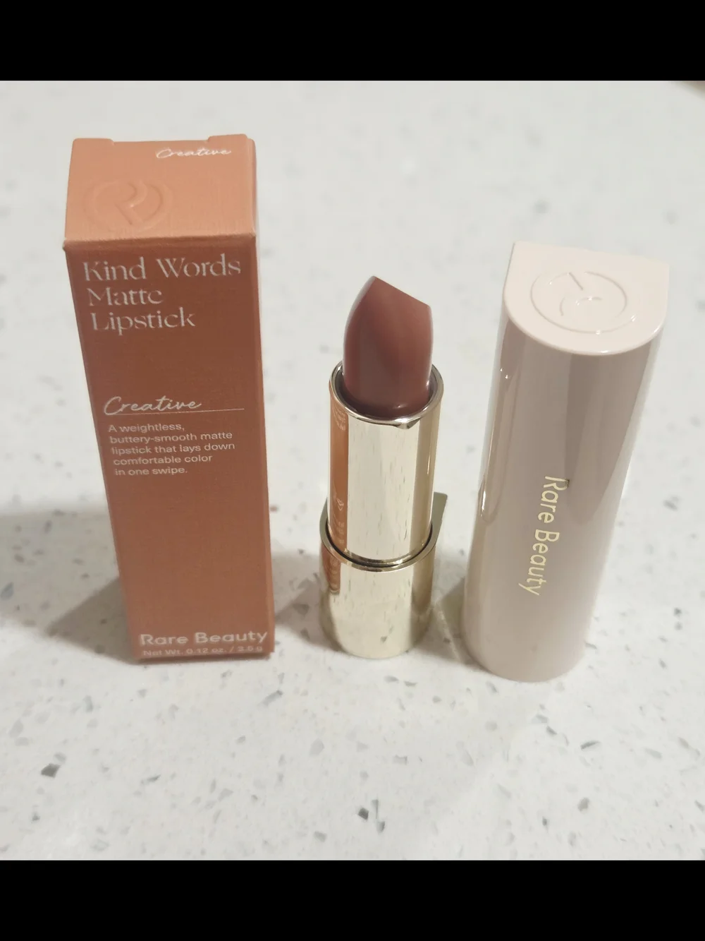 Rare Beauty Kind Words Matte Lipstick — Creative (Nude Pink)